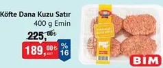 EMİN KÖFTE DANA KUZU SATIR 400 G